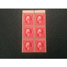 ICOLLECTZONE US 375a Booklet Pane Key Value VF Hinged CV $125