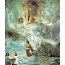 Salvador Dali - The Ecumenical Council 1960 Poster Canvas Movie Film Print A0 A1