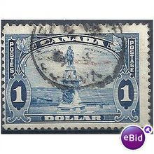 Canada 1935.SG351 $1 Bright Blue Fine Used.