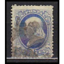 Used 145 1c Benjamin Franklin Barely Clears Fancy Cnx RA0054