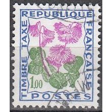 France 1964 Michel Taxe 103 O Cote (2008) 0.40 € Soldanelle Alpes Cachet rond