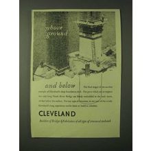 1955 Cleveland Bridge Builders Ad - above ground and below