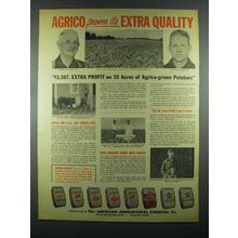 1955 American Agricultural Chemical Agrico Products Ad - Extra Quality