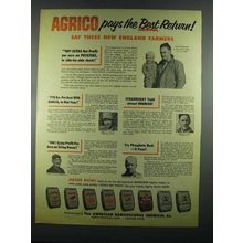 1955 American Agricultural Chemical Agrico Products Ad