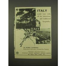 1957 Italy Tourism Ad - Awaits With Attractions