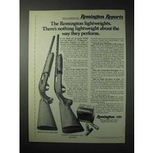 1976 Remington Model 1100 and 870 Shotguns Ad