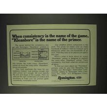 1976 Remington Kleanbore Primers Ad - Consistency