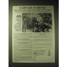 1989 Foley-Belsaw Sharp-All Ad - Earn $18 an Hour!