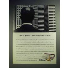1989 Foltene Hair Loss Treatment Ad - Lonely at the Top