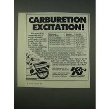 1989 K&N Intake Performance Kit Ad