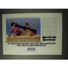 1990 Weaver Scopes Ad - When We Say Waterproof