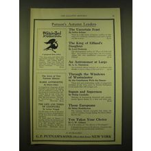1924 G.P. Putnam's Sons Ad - Putnam's Autumn Leaders