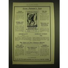 1924 G.P. Putnam's Sons Ad - From Putnam's List