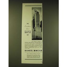 1936 Essex House Hotel Ad - Executives choose Essex House
