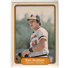 1982 Fleer baseball card 167 Dan Graham- Orioles