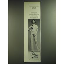 1974 Saks Fifth Avenue Pants and shirtjacket Ad - Knits are fair game