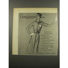 1955 I. Magnin Vera Stewart Fashion Ad - Casual perfetion