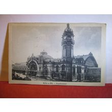 HAUPTBAHNHOF, KOLN, COLOGNE, , GERMANY, used antique postcard RAILWAY STATION #