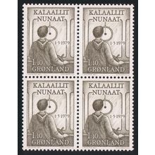 Greenland Internal Autonomy Block of 4 1979 MNH SG#110 MI#115 Sc#110