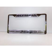 Olympia Jeep License Plate Frame Washington