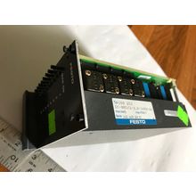 FESTO 160-253 PNEUMATIC AIR VALVE MODULE FESTO 12159,IC-8M3/2-2,0-24PH-SA,EM