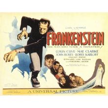 Frankenstein (1931)_3 Movie Film Poster Canvas iconic design