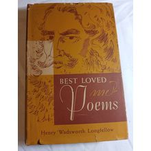 Best Loved Poems HENRY WADSWORTH LONGFELLOW 1949 HC/DJ Paul Hamlin Illustrated