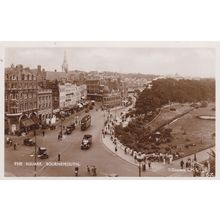 EC820 BOURNEMOUTH -THE SQUARE . R/P POSTCARD