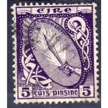 Ireland 1923 Sg78 5d deep violet, fine used.