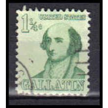 Used 1279 1 1/4c Albert Gallatin Very Fine KA5951