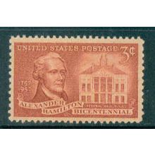 1086 3c Alexander Hamilton Fine MNH MA0181