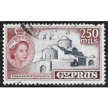 1955 Queen Elizabeth II 250M - Fine Used C6