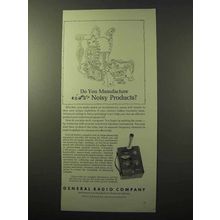 1964 General Radio Sound-Level Meter Ad - Noisy