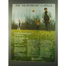 1972 Marion Laboratories Duotrate 45 Ad - Heartbrake