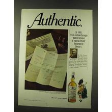 1973 Dewar's White Label Scotch Ad - Andrew Carnegie
