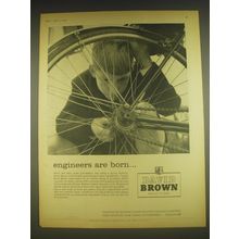 1963 David Brown Ad - Engineers are born