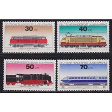 GERMANY BUND [1975] MiNr 0836-39 ( **/mnh ) Eisenbahn