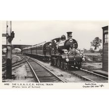 LB & SCR Royal Train Lens Of Sutton LBSCR Real Photo Postcard