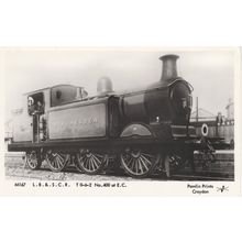 LB & SCR Train 0-6-2 No 400 & Conductor Railway RPC Postcard