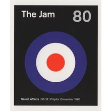 The Jam Paul Weller Sound Affects Mod Punk Rock 1980 LP Postcard