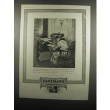 1920 Hartmann Trunks Ad - Unerringly and intuitively the man or woman