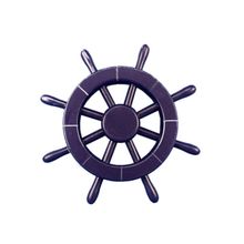 Pack Of 2] Dark Blue Decorative Ship Wheel 12""