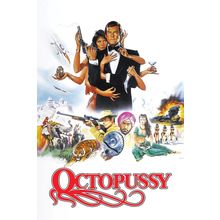Octopussy1 Poster Canvas Movie Film Print A0 A1 A2 A3 A4 A5 A6 Art Wall Decorati