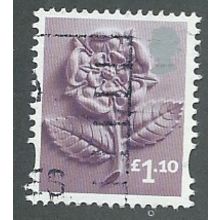 ENGLAND £1.10 'TUDOR ROSE' (EN41) FINE USED (EBID38-081)