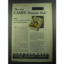1931 Package Machinery Co. Ad - Camel Cigarettes