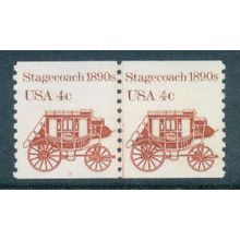 1898A 4c Stagecoach Fine MNH Dry Gum CNP Left 3 W0481