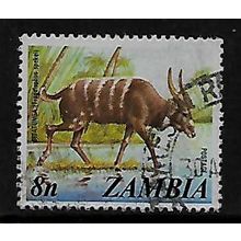 ZAMBIA 1975 8N SITATUNGA ANTELOPE SG 231 FINE USED