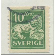 Sweden Stamp Scott #118, Used