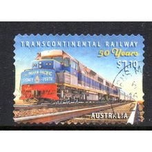 AUSTRALIA: 2020, $1.10 CONTINENTAL RAILWAY, USED SELF-ADHESIVE STAMP. 184-209