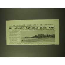 1902 The Atlantic Hotel, Nantasket Beach, Massachusetts Ad